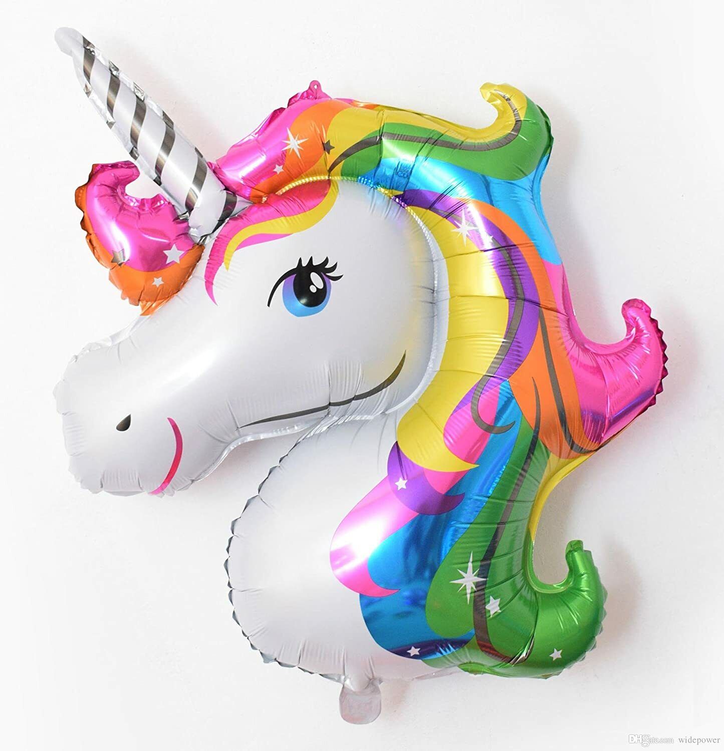 3D Rainbow Unicorn Head Balloon